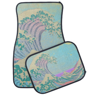 Great Wave Pastel Car Mat