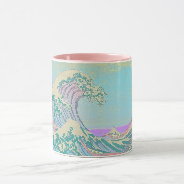 Great Wave Pastel Mug (Center)