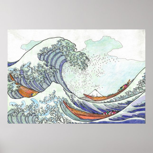 Great Wave poster (Front)