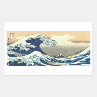Great Wave Rectangular Sticker