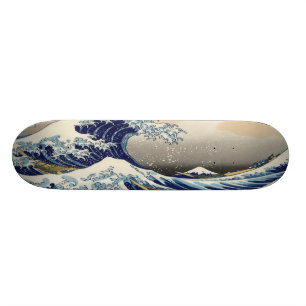 great wave skateboard deck