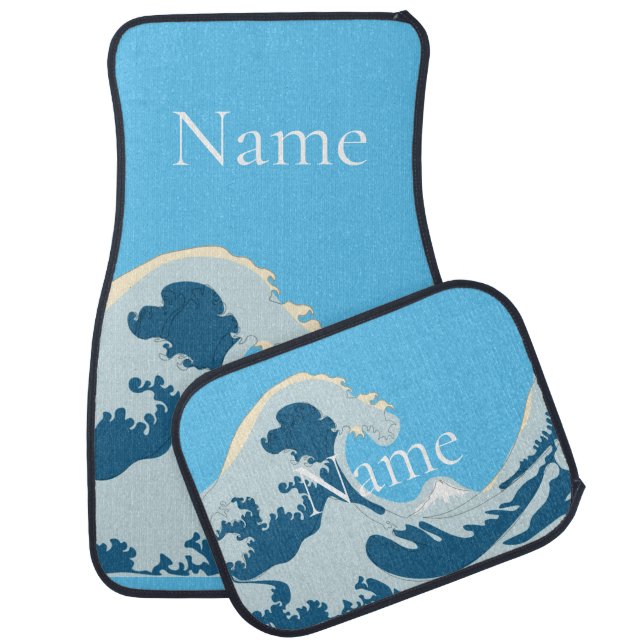 Great Wave Thunder_Cove Car Floor Mat (Set)
