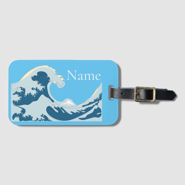 Great Wave Thunder_Cove Luggage Tag (Front Horizontal)