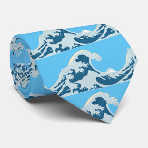 Great Wave Thunder_Cove  Neck Tie
