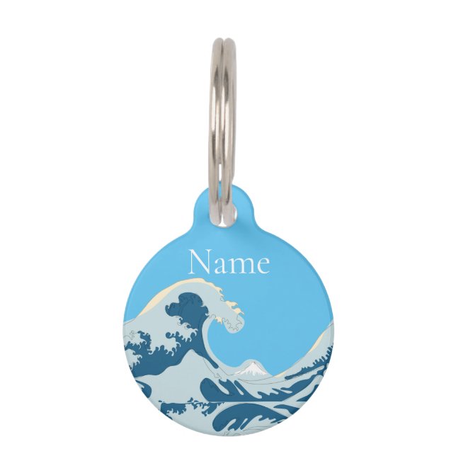 Great Wave Thunder_Cove  Pet ID Tag (Front)