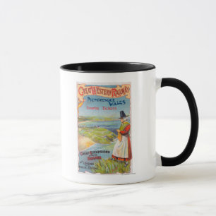 Great Western Railray Promo Tours to Wales Mug