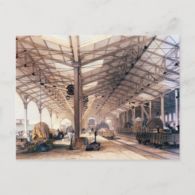 Great Western Railway: Freight shed at Bristol Postcard (Front)