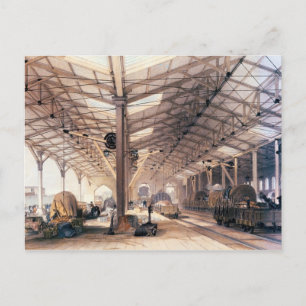 Great Western Railway: Freight shed at Bristol Postcard