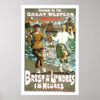 Great Western Railway Vintage Travel Art Poster