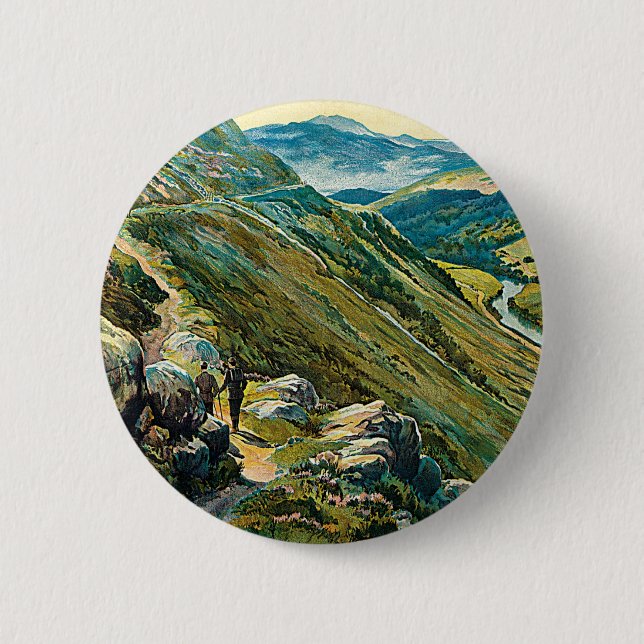 Great Western Railway ~ Wales Pinback Button (Front)