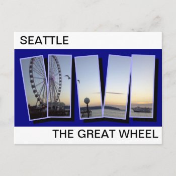 Great Wheel Seattle Post Card by toddsphotography at Zazzle