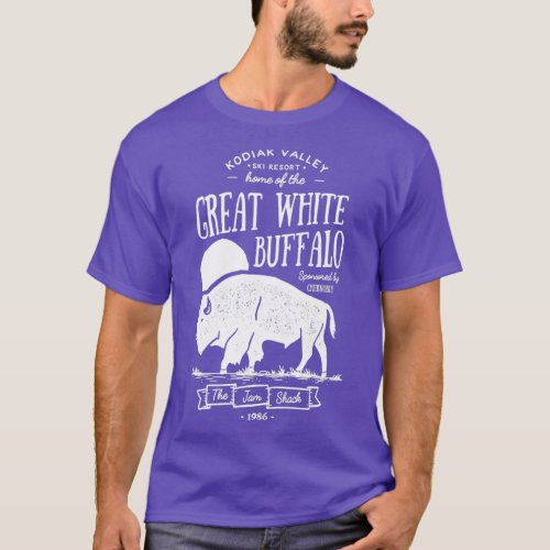 Great White Buffalo Kodiak Valley Ski Resort Class T_Shirt