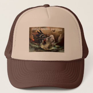 Great White Buffalo Trucker Hat