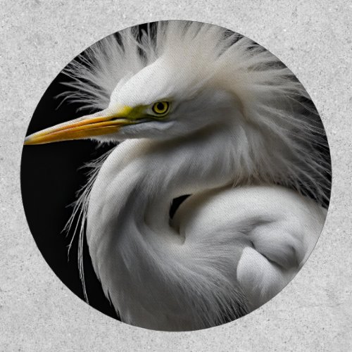 Great White Egret Portrait Patch