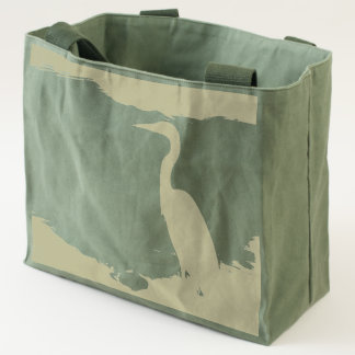 Great White Egret shopping companion Tote