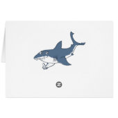 great white great job funny cartoon (Back Horizontal)