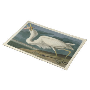 Great White Heron, from Audubon's Birds of America Cloth Placemat