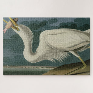 Great White Heron, from Audubon's Birds of America Jigsaw Puzzle