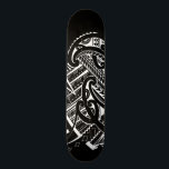 great white on black tribal samoan tattoo designs skateboard<br><div class="desc">I created this black&white design with a tribal shoulder tattoo in a nice modern composition. This tattoo is handdrawn and the high resolution tattoo design is available at my website www.storm3d.com Its an inverted design,  so the black is white and the white is normally black</div>