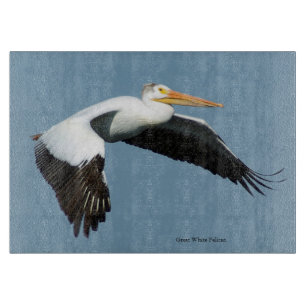 Great White Pelican cutting board