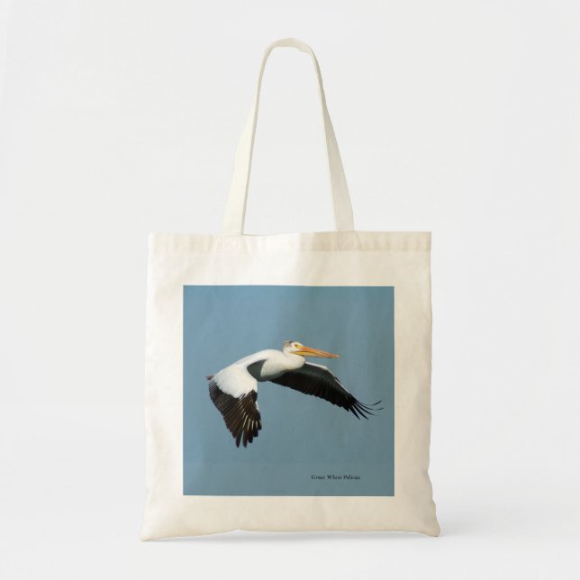 Great White Pelican tote bag (Front)