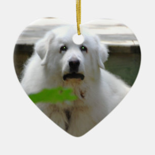 Great White Pyrenees Dog Ornament