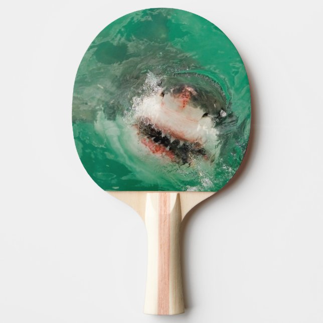 Great White Shark1 Ping-Pong Paddle (Front)