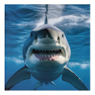 Great White Shark Acrylic Print