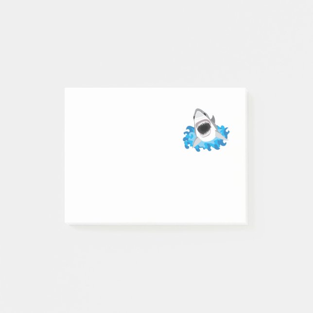 Great White Shark Attack Post-it Notes (Front)