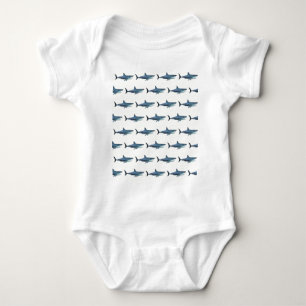 Great White Shark Baby Bodysuit