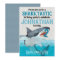 Great White Shark Birthday Party Invitation