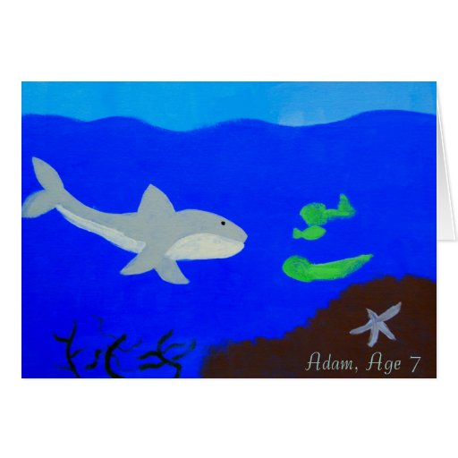 Great White Shark Card | Zazzle