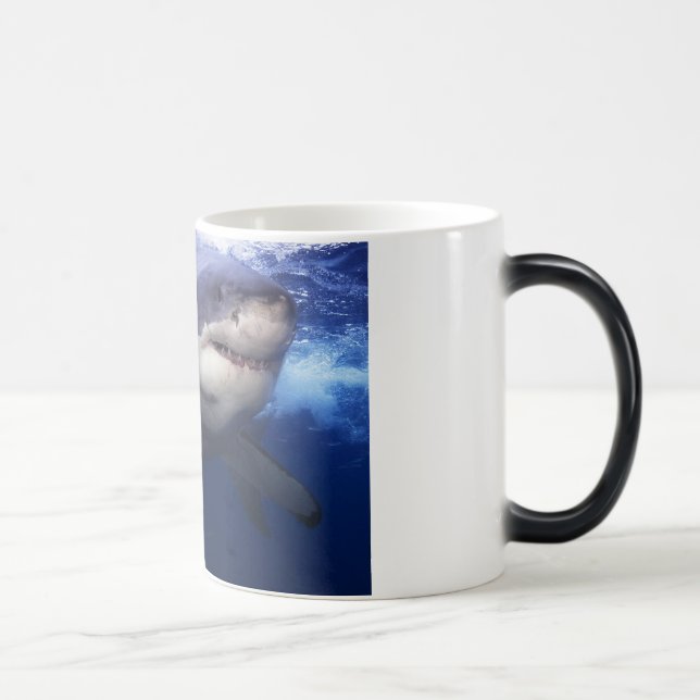 Great White Shark Color Change Coffee Mug (Right)
