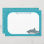 Great White Shark Flat Panel Thank You Card
