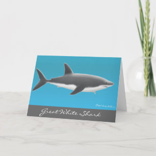 Great White Shark Greeting Card