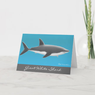 Great White Shark Greeting Card