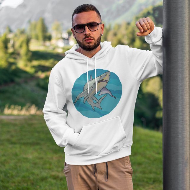 Great White Shark Hoodie (Creator Uploaded)