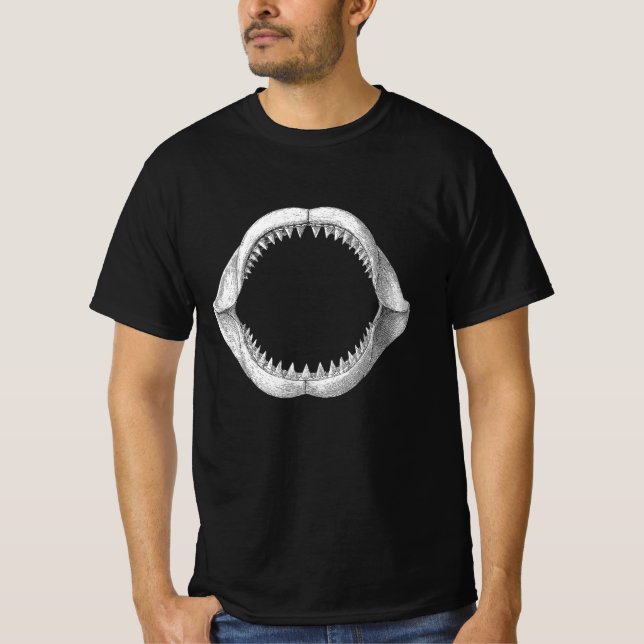 Great White Shark Jaw T-Shirt (Front)