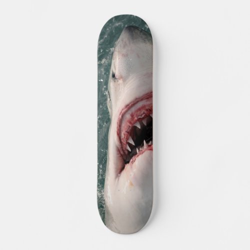 Great white shark jaws skateboard