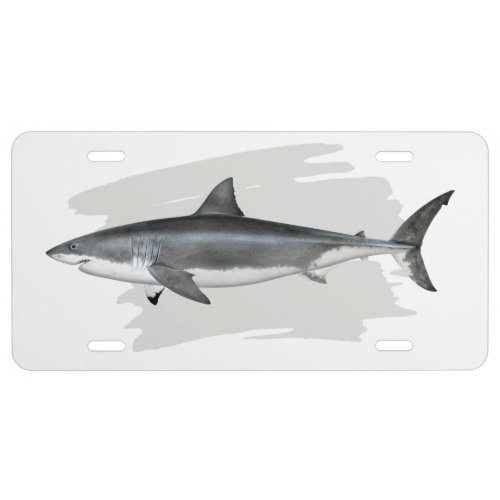 Great White Shark License Plate