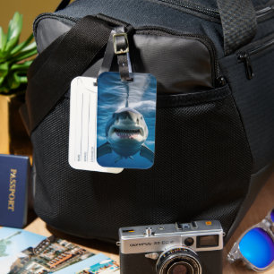 Great White Shark Luggage Tag