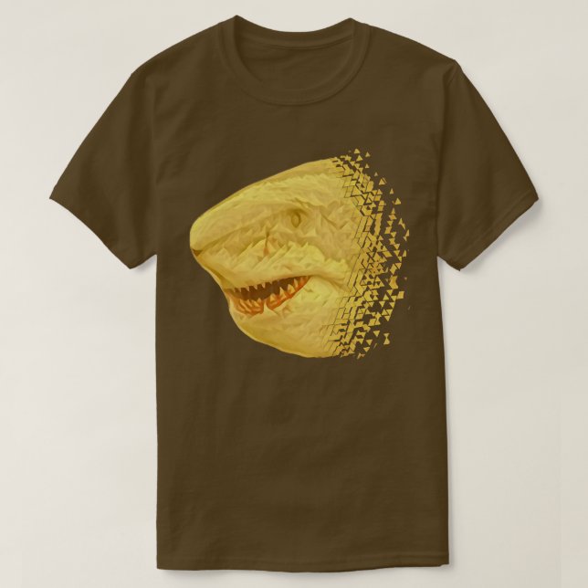 Great White Shark Motif Sharks 304  T-Shirt (Design Front)