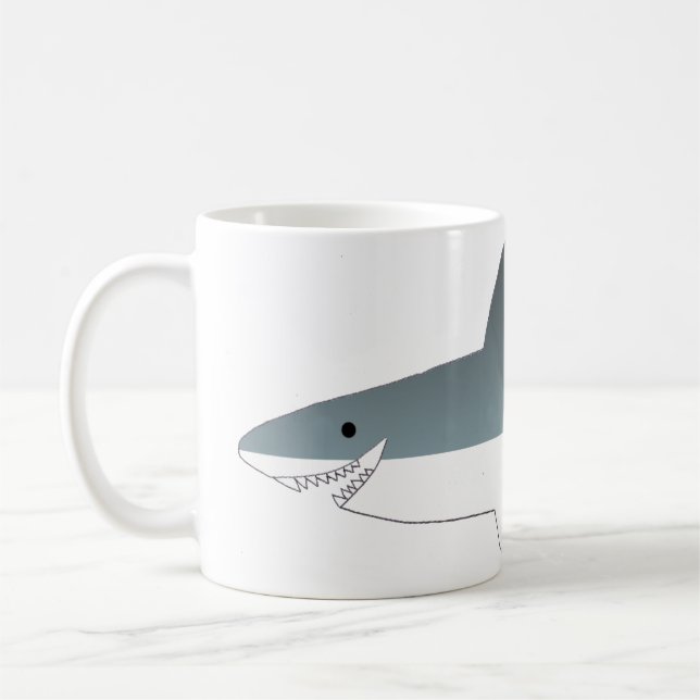 Great White Shark Mug (Left)