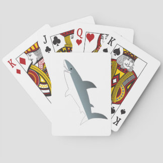 Great White Shark Mug Poker Cards