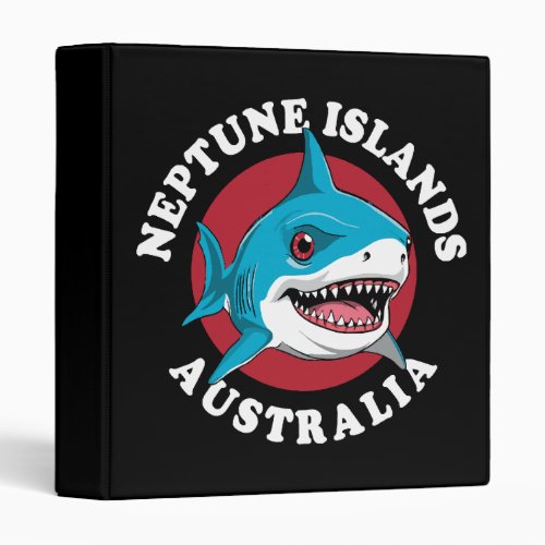 Great White Shark  Neptune Islands 3 Ring Binder