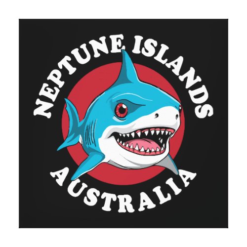 Great White Shark  Neptune Islands Canvas Print
