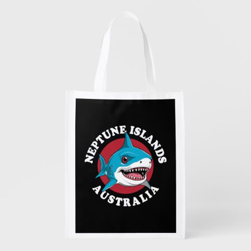 Great White Shark  Neptune Islands Grocery Bag