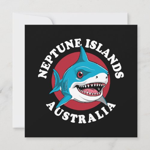 Great White Shark  Neptune Islands Invitation