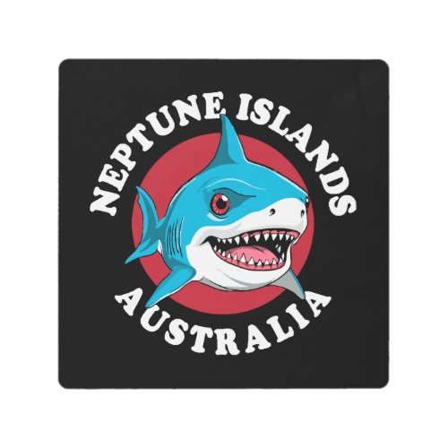 Great White Shark  Neptune Islands Metal Print