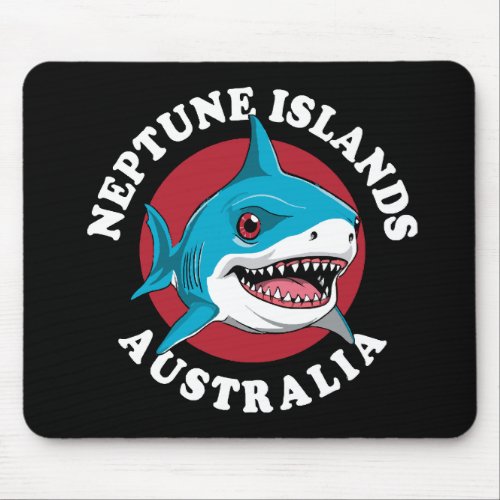 Great White Shark  Neptune Islands Mouse Pad
